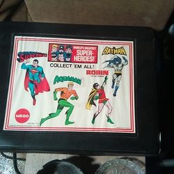 Vintage 1970s Mego DC Super Heroes Boxed Set – Batman, Robin, 2 SWAT civilians