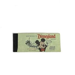 1980’s vtg Complete Disneyland Adult Ticket Coupon Book Booklet Disney #F007300