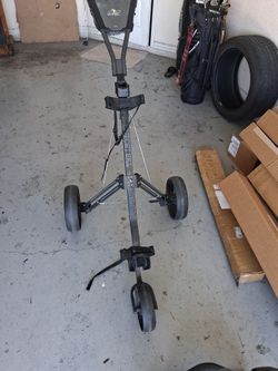 Like New 3 Wheel $300 Push Pull Golf Cart