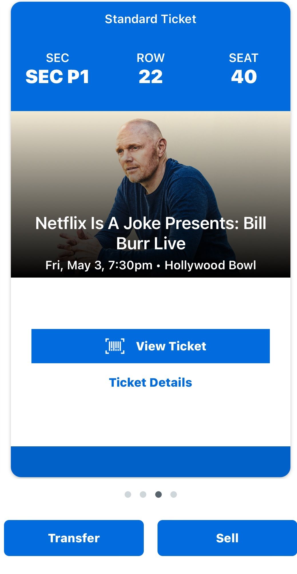 2 Tickets to Bill Burr