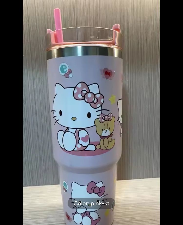 big hello  kitty cup
