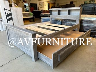 Full Bed w Twin Trundle Frame