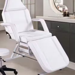 Professional Esthetician / Spa / Tattoo Reclining Chair – White