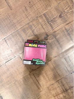 NEW Nee Doh Nice Cube - Super Solid Squish (PINK) - Stress fidget relief toy