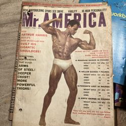 Vintage, Bodybuilding, Bodybuilder, Weightlifting, Magazine