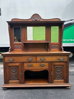 Antique Mirrored  Sideboard Furniture J.Jones & Son