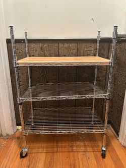 Metal shelving