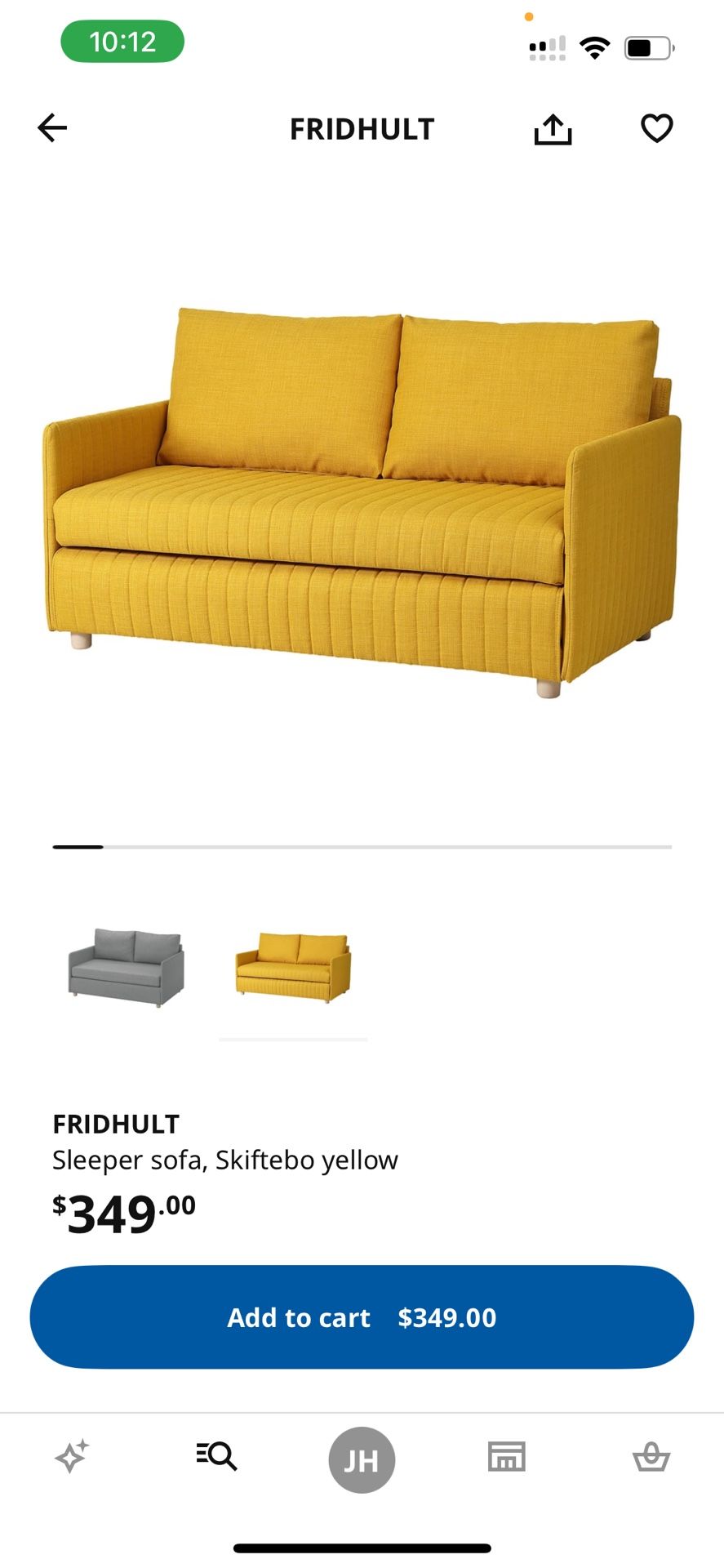 IKEA FRIDHULT Sleeper Sofa