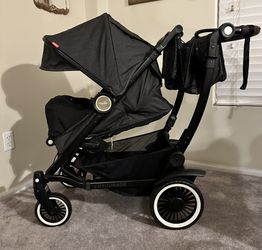 AUSTLEN ENTOURAGE DOUBLE STROLLER THAT CAN BE USED IN 30 DIFFERENT WAYS INCLUDES WHATS ON THE DESCRIPTION for Sale in Riverside CA OfferUp