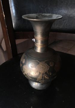 Vintage floral vase