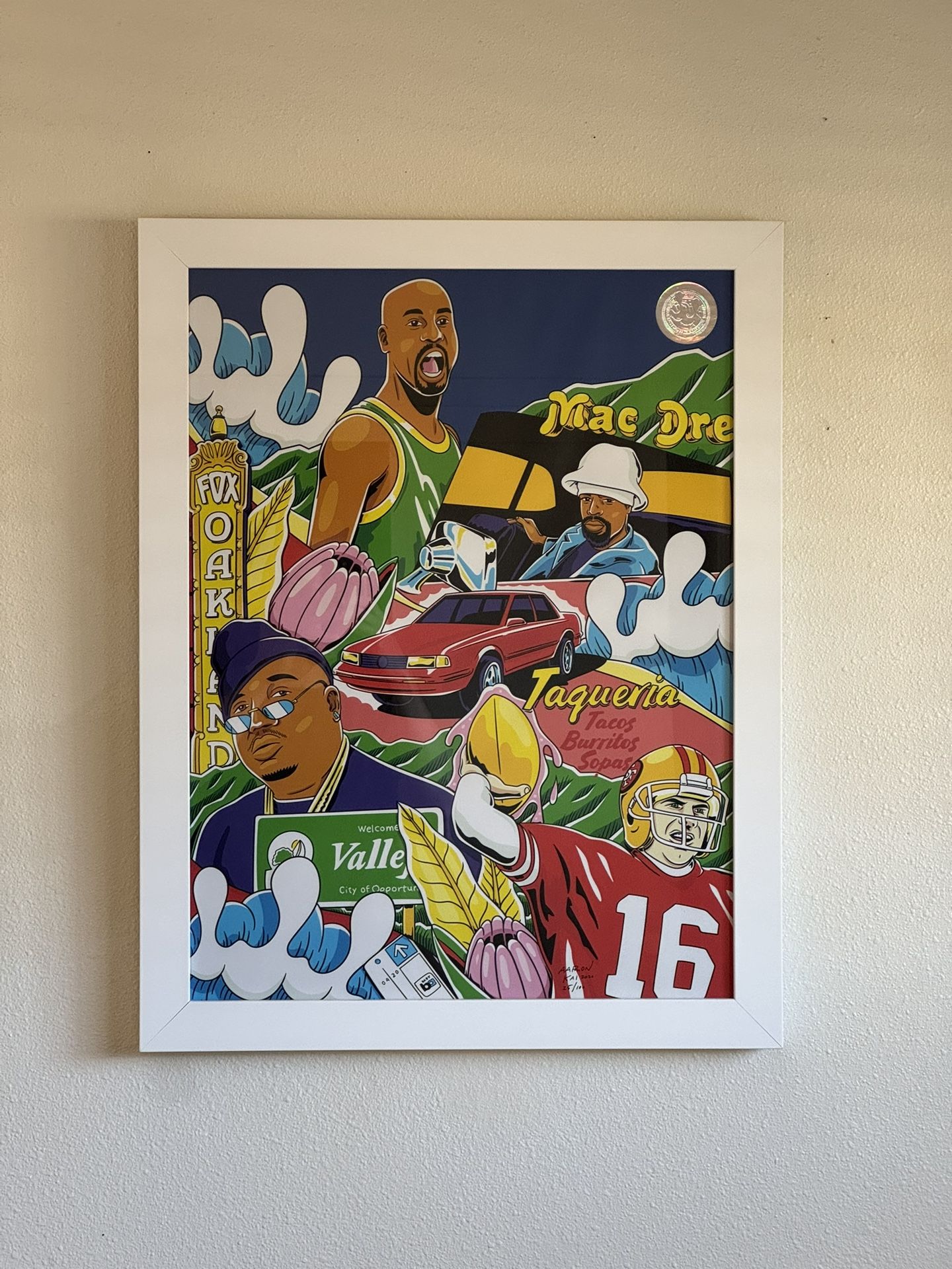 Aaron Kai - “Bay Area Legends” Print (framed)