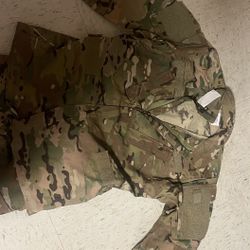 Aircrew Combat Coat Adult Small Short Camo 8415-01-(contact info removed) Military Mens