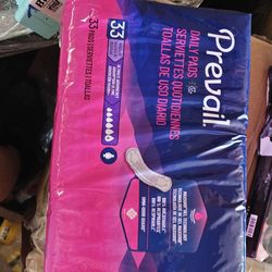 Prevail Ultimate Absorbency Incontinence Pads Omni-Odor Guard 33 Disposable