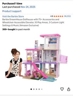 Brand New Without Box- Barbie Dreamhouse Dollhouse