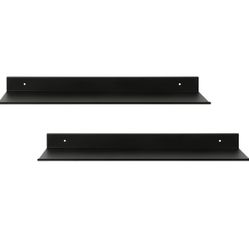 Metal Hanging Shelf 24 inch, Ser of 2