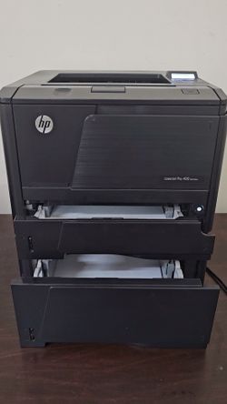 HP LaserJet Pro 400. with a  500-Sheet Feeder/Tray. Please read the description
