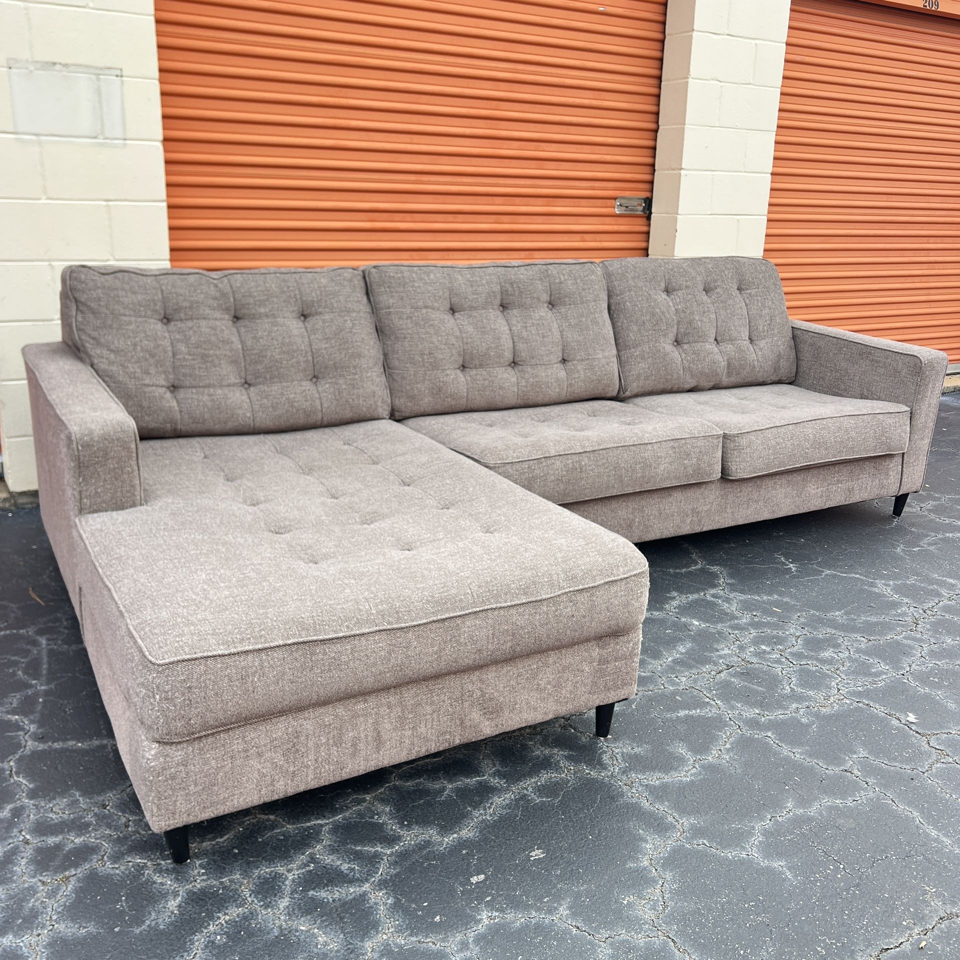 Free Delivery - Ashley Furniture Large Beige Sectional Couch