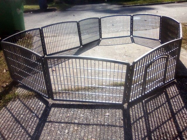 Large Grey Dog Kennel Gate 30.00