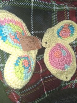 Butterfly shoe wings