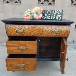 Beautiful Black Antique Chest