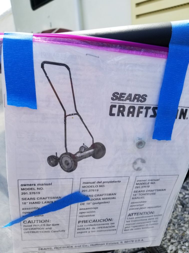 Sears Craftsman Manual Lawn Mower / Sears Craftsman 22 Self Propelled
