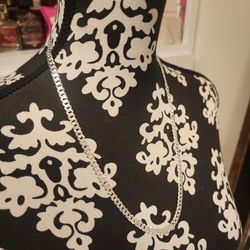 New Cuban link diamond cut Chain Italian 925 6mm 24in