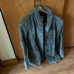 Women’s Green Suede Jacket