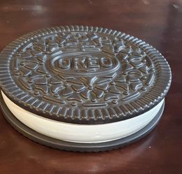 Rare Giant Ceramic "Think Big" OREO Cookie