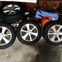 Wheels for Subaru outback yeah 2008 to 2018 rim size 17 inch with tires asking price $400