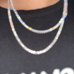 Moissanite Tennis Necklace 