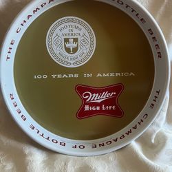 Miller High Life Anniversary Beer Tray