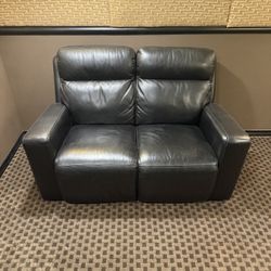Leather Electric Reclining Loveseat FREE