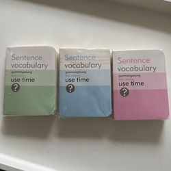 stationery review helper vocabulary word memo portable pocket book 3-pack
