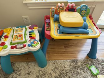 Vtech Table With Stool (never used)