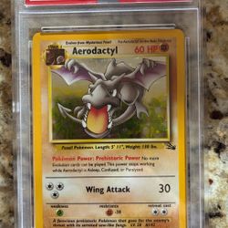 Pokemon - 1999 Aerodactyl Card PSA Graded 