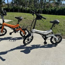 2 Jupiter Discovery X5 E-bikes Electric Bicycles 