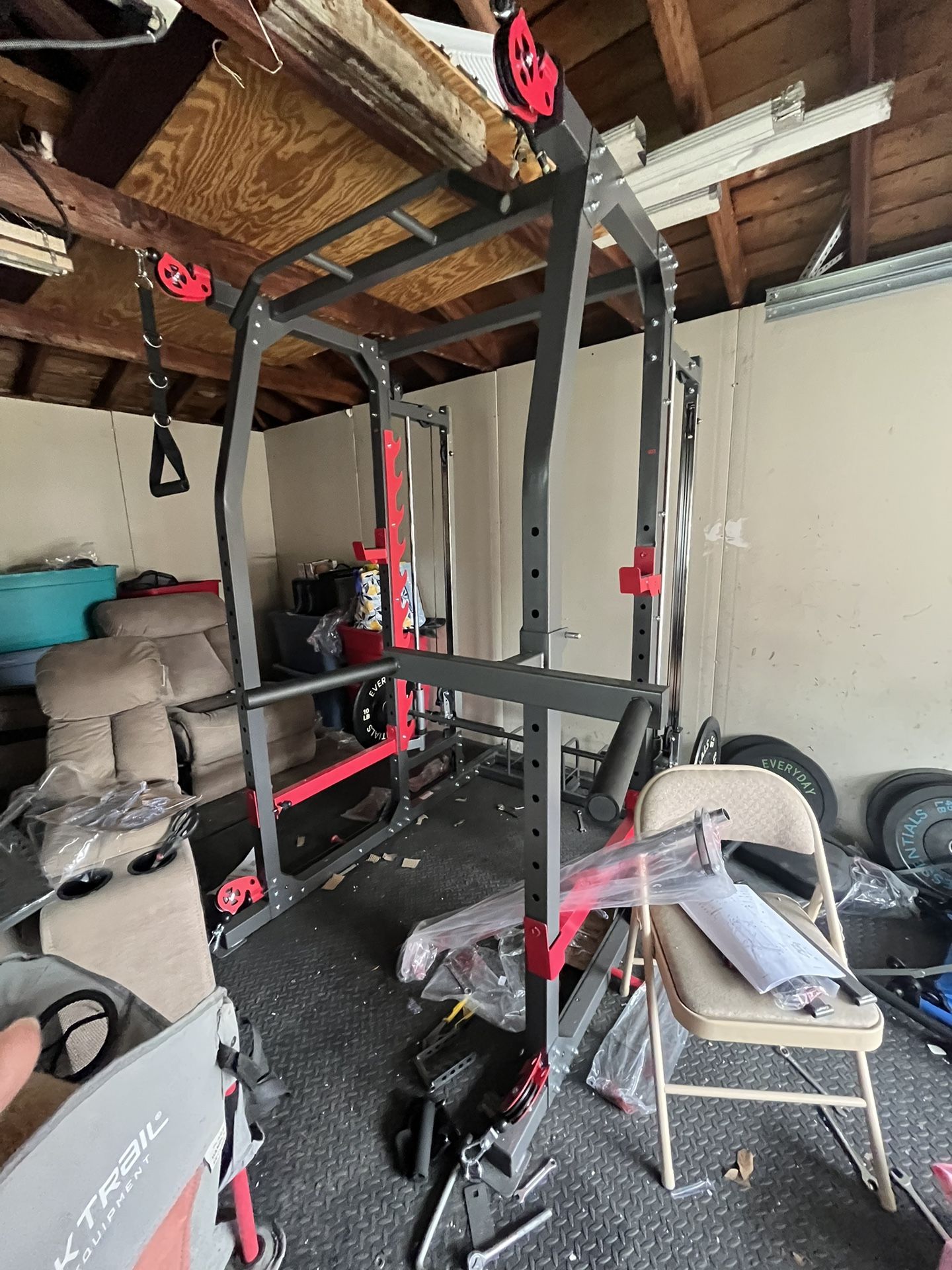 Like New Marcy Smith Machine Weight Bench Home Gym, Training System