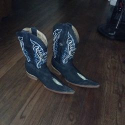 Stingray Skin Rodeo Boots