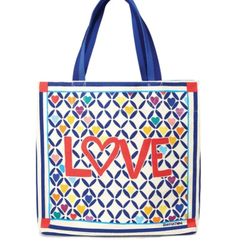 NEW- Brighton Cherished Love Canvas Tote