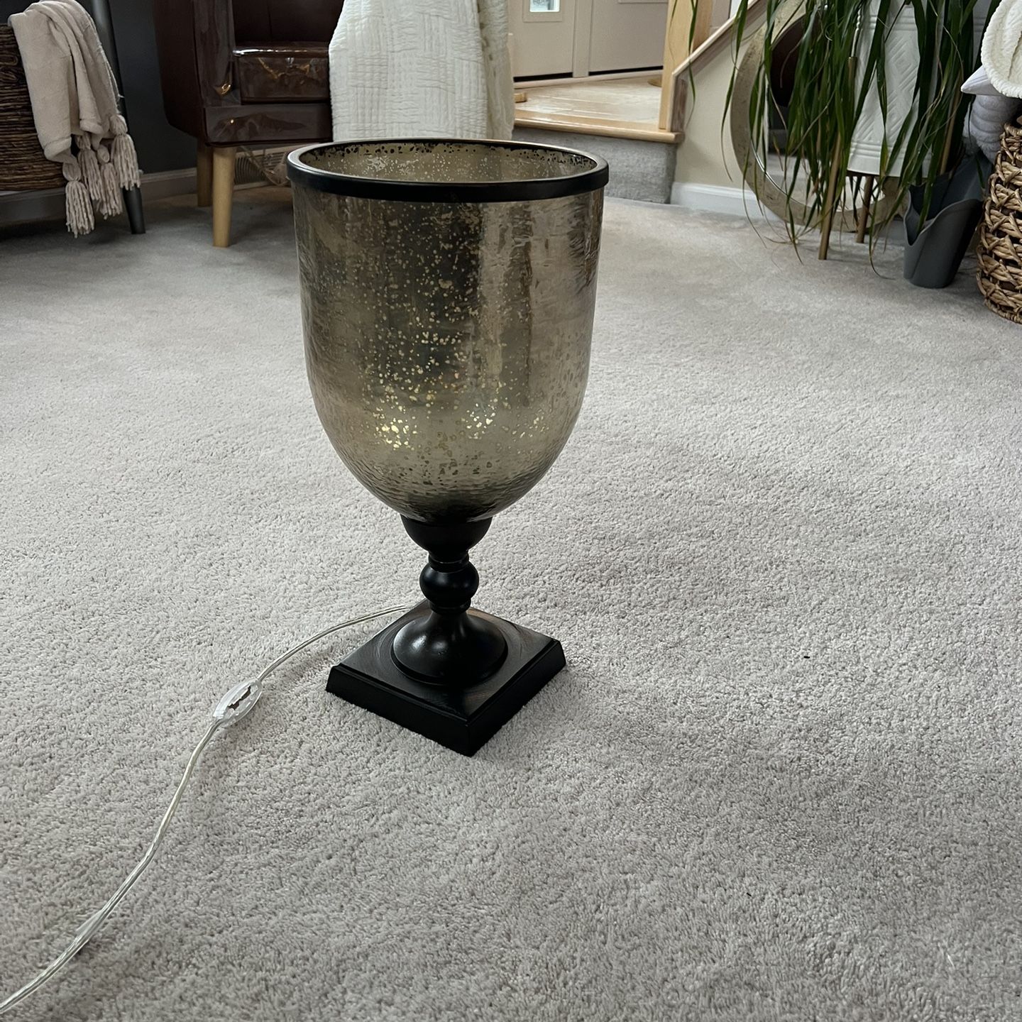 Excellent Quality, Glass And Metal Lamp