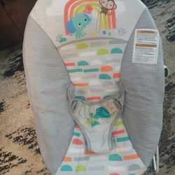 Vibrating baby bouncer