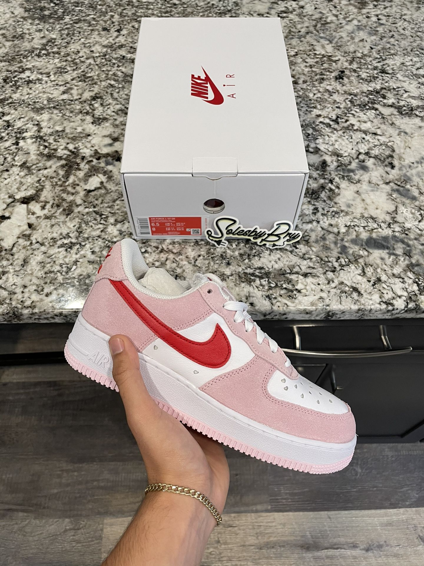 Nike Air Force 1 Low valentine's Day Love Letter Sneakers in