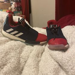 Adidas Harden Vol 3 USA RED SHARK AND BLUE MEN SIZE9.5