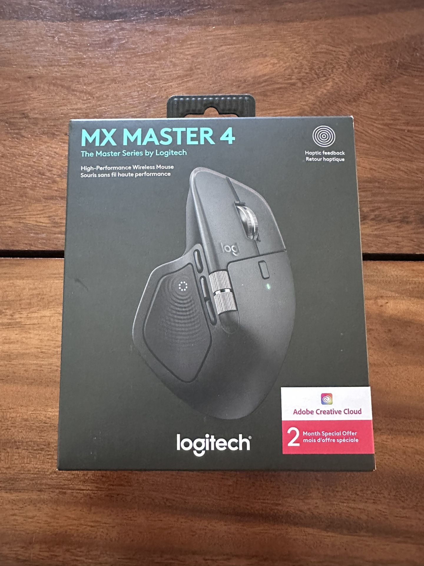 BRAND NEW SEALED Logitech MX Master 4, Ergonomic Wireless Mouse with Advanced Performance Haptic NEWEST MODEL