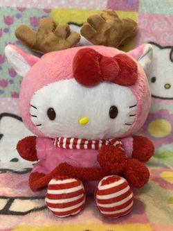 Hello Kitty Reindeer Plush