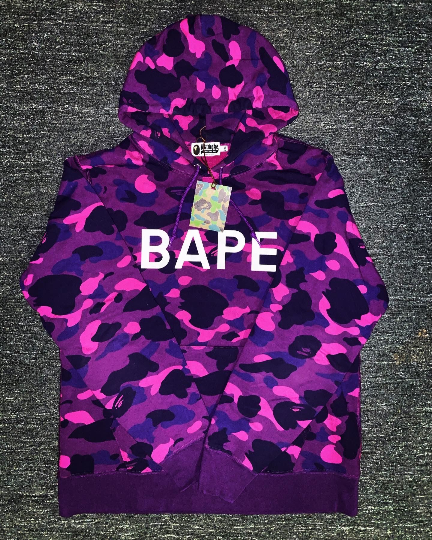 Bape Color Camo Purple Pullover