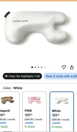 Nurse Jamie Skin Care Pillow