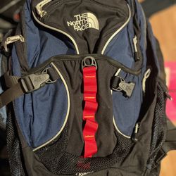 Blue/Black North Face Backpack 