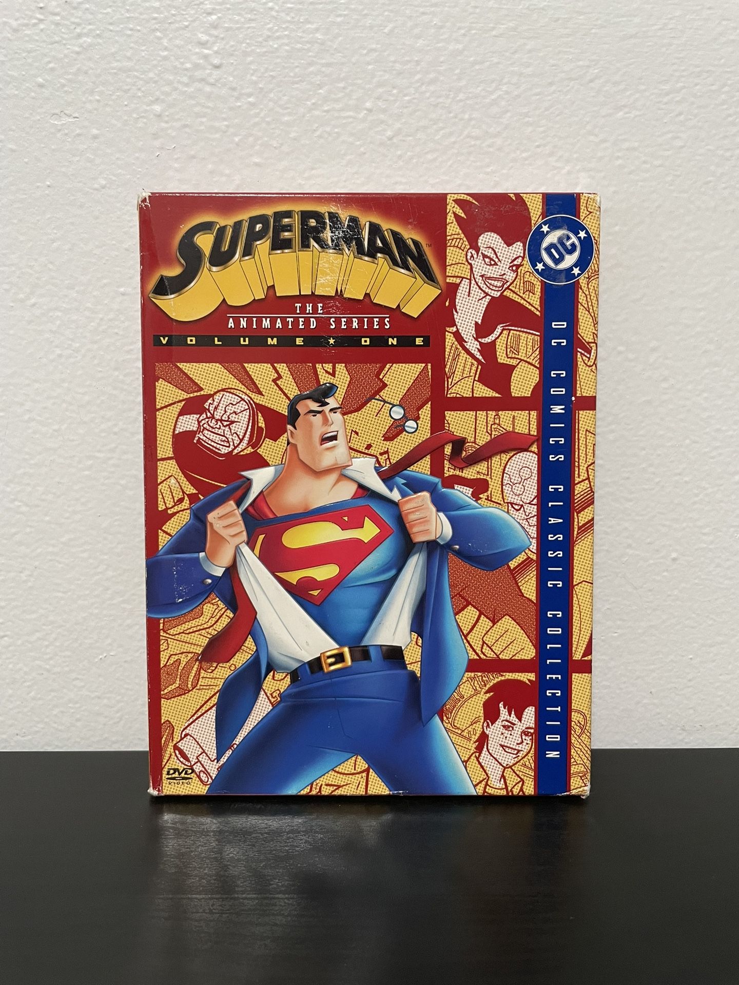 Superman Animated Series Volume One DVD DC Comics Classic Collection Slipcover 1