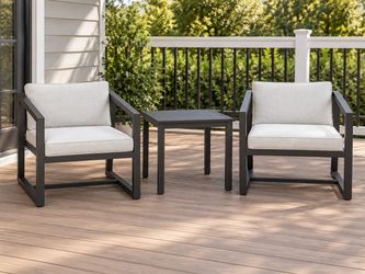 FREE SAME DAY DELIVERY New Brynzlee 3-Piece Outdoor Conversation Set by Wade Logan from Wayfair